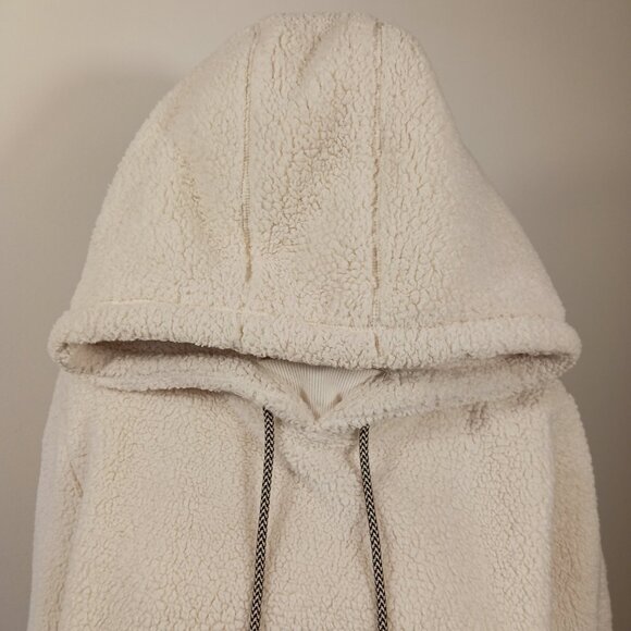 Athleta, Tugga Sherpa Hoodie, Creamy Ivory, Size Large, Cozy, Soft, Warm - Picture 7 of 16